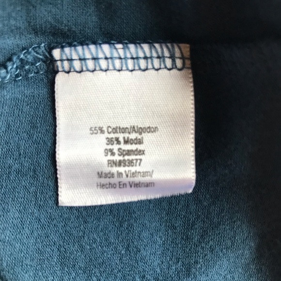 Deep Teal Top - Petite M - Picture 6 of 7